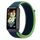 Per Huawei Band 7 Nylon Loop Buckle Watch Band (Lime)