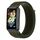 Per Huawei Band 7 Nylon Loop Buckle Watch Band (Army Green)