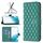 Per Samsung Galaxy S22 5G Diamond Lattice Wallet Flip Phone Case (verde)