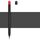 Serie di colori contrastanti Case protettivo in silicone liquido per Honor Magic Pencil 2 (Black) Serie di colori contrastanti Case protettivo in silicone liquido per Honor Magic Pencil 2 (Black)