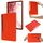 Per Samsung Galaxy Tab S8+/Tab S7+/Tab S7 Fe Fe Pure Color Liquid Silicone Shock Affronta Copertura Full Coverge Case (Red) Per Samsung Galaxy Tab S8+/Tab S7+/Tab S7 Fe Fe Pure Color Liquid Silicone Shock Affronta Copertura Full Coverge Case (Red)