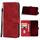 Per Asus Rog Telefono 6 Custodia per telefono in pelle (rosso)