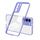 Per Samsung Galaxy S22 5G 3 in 1 Custodia per telefono con cornice per PC a colori in TPU trasparente (viola) Per Samsung Galaxy S22 5G 3 in 1 Custodia per telefono con cornice per PC a colori in TPU trasparente (viola)