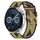 Per Huawei Watch GT3 46mm 22mm Nylon Woven Watch Band (Yellow)