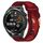 Per Huawei Watch GT Runner 22mm Nylon Woven Watch Band (Red)