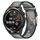 Per Huawei Watch GT Runner 22mm Nylon Woven Watch Band (Grey)