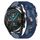 Per Huawei GT2 46mm 22mm Nylon Woven Watch Band (blu)