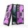 Per Samsung Galaxy S22 5G Space PC + custodia protettiva del supporto per anello TPU (viola) Per Samsung Galaxy S22 5G Space PC + custodia protettiva del supporto per anello TPU (viola)