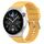 Per Huawei Watch GT3 42mm 20mm Cinturino in silicone con testa sporgente Fibbia argento (giallo) Per Huawei Watch GT3 42mm 20mm Cinturino in silicone con testa sporgente Fibbia argento (giallo)
