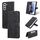 Per Samsung Galaxy S21 Fe 5G AZNS Dream II Sensazione della pelle orizzontale in pelle flip (nera) Per Samsung Galaxy S21 Fe 5G AZNS Dream II Sensazione della pelle orizzontale in pelle flip (nera)