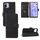 Per Ulefone Nota 6 Skin Feel custodia per cellulare magnetica flip (nero)
