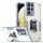 Per Samsung Galaxy S21 Ultra 5G Ring Holder Portabicchiere antiscivolo Cassa del telefono (Bianco) Per Samsung Galaxy S21 Ultra 5G Ring Holder Portabicchiere antiscivolo Cassa del telefono (Bianco)
