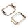 Per Xiaomi Redmi Watch 2 Metal Watch Frame (rosa oro)