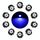 10 PCS 0.5W T3 Pannello strumenti LED Light Dashboard Indicator Lampadina (luce blu)