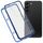 Per Samsung Galaxy S22 5G HD Cassa del telefono temperato in metallo magnetico (blu) Per Samsung Galaxy S22 5G HD Cassa del telefono temperato in metallo magnetico (blu)