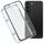 Per Samsung Galaxy S22 5G HD Case in vetro temperato in metallo magnetico (argento) Per Samsung Galaxy S22 5G HD Case in vetro temperato in metallo magnetico (argento)