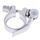 5 pezzi Accessori per biciclette a sgancio rapido Clip a sgancio rapido Bike Bike Post Morsetto, Dimensioni: 28.6mm (Argento)