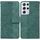 Per Samsung Galaxy S21 Ultra 5G Geometrica Geometrica in pelle con rilievo in pelle (verde) Per Samsung Galaxy S21 Ultra 5G Geometrica Geometrica in pelle con rilievo in pelle (verde)