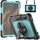 Per Samsung Galaxy Tab S8 11 pollici SM-X700 Silicone + PC Tablet Case con tracolla (nero + blu chiaro) Per Samsung Galaxy Tab S8 11 pollici SM-X700 Silicone + PC Tablet Case con tracolla (nero + blu chiaro)
