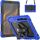 Per Samsung Galaxy Tab S8 + 12,4 pollici SM-X800 Silicone + PC Tablet Case con tracolla (blu scuro + nero) Per Samsung Galaxy Tab S8 + 12,4 pollici SM-X800 Silicone + PC Tablet Case con tracolla (blu scuro + nero)