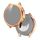 Per Samsung Galaxy Watch4 44 mm PC elettroplapato + Cassa protettiva integrata integrata in vetro temperato (oro rosa) Per Samsung Galaxy Watch4 44 mm PC elettroplapato + Cassa protettiva integrata integrata in vetro temperato (oro rosa)