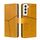 Per Samsung Galaxy S22 5G cuciture geometriche custodia orizzontale in pelle orizzontale con supporto e carta slot e portafoglio (giallo) Per Samsung Galaxy S22 5G cuciture geometriche custodia orizzontale in pelle orizzontale con supporto e carta slot e portafoglio (giallo)