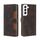 Per Samaung Galaxy S22 5G Skin Feel Cappello di paglia Cappello in pelle flip orizzontale con supporto e slot per schede (marrone) Per Samaung Galaxy S22 5G Skin Feel Cappello di paglia Cappello in pelle flip orizzontale con supporto e slot per schede (marrone)
