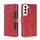Per SAMAUNG GALAXY S22 5G Pelle Sensazione della pelle Cappello di paglia Casetta orizzontale in pelle flip con supporto e slot per schede (rosso) Per SAMAUNG GALAXY S22 5G Pelle Sensazione della pelle Cappello di paglia Casetta orizzontale in pelle flip con supporto e slot per schede (rosso)