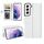 Per Samsung Galaxy S22 5G R64 Texture Singola custodia protettiva orizzontale orizzontale con supporto e carte slot e portafoglio e cornice fotografica (bianco)
