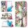 Per Samsung Galaxy S22 5G Pattern colorato modello di disegno orizzontale flip custodia in pelle con supporto e slot per schede e portafoglio Per Samsung Galaxy S22 5G Pattern colorato modello di disegno orizzontale flip custodia in pelle con supporto e slot per schede e portafoglio