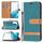 Per Samsung Galaxy S22 5G Colour Color Indigent Denim Texture Custodia in pelle con supporto e carte Slot & Portafoglio e cordino (verde) Per Samsung Galaxy S22 5G Colour Color Indigent Denim Texture Custodia in pelle con supporto e carte Slot & Portafoglio e cordino (verde)