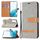 Per Samsung Galaxy S22 5G Colour Color Colour Denim Texture Custodia in pelle con supporto e carte Slot & Portafoglio e cordino (grigio) Per Samsung Galaxy S22 5G Colour Color Colour Denim Texture Custodia in pelle con supporto e carte Slot & Portafoglio e cordino (grigio)