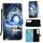Per Samsung Galaxy S22 5G Pattern di disegno colorato Telefono Pianurale Telefono in pelle con supporto e carta Slot & Portafoglio e cordino (Ocean Waves and Sun) Per Samsung Galaxy S22 5G Pattern di disegno colorato Telefono Pianurale Telefono in pelle con supporto e carta Slot & Portafoglio e cordino (Ocean Waves and Sun)