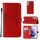 Per Samsung Galaxy S22 5G Custodia in pelle a farfalla in cuoio con supporto e carta Slot & Portafoglio e cordino (rosso) Per Samsung Galaxy S22 5G Custodia in pelle a farfalla in cuoio con supporto e carta Slot & Portafoglio e cordino (rosso)