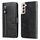 Per Samsung Galaxy S22 5G texture di vitello con cerniera con cerniera custodia orizzontale in pelle flip (nero) Per Samsung Galaxy S22 5G texture di vitello con cerniera con cerniera custodia orizzontale in pelle flip (nero)