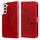 Per Samsung Galaxy S22 5G 7-Petal Flowers Embossed flip in pelle custodia con supporto e slot per schede (rosso) Per Samsung Galaxy S22 5G 7-Petal Flowers Embossed flip in pelle custodia con supporto e slot per schede (rosso)