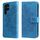 Samsung Galaxy S22 Uitra 5G 7-Petal Flowers Embossed flip custodia in pelle con supporto e slot per schede (blu) Samsung Galaxy S22 Uitra 5G 7-Petal Flowers Embossed flip custodia in pelle con supporto e slot per schede (blu)
