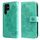 Samsung Galaxy S22 Uitra 5G 7-Petal Flowers Embossed flip custodia in pelle con supporto e slot per schede (verde) Samsung Galaxy S22 Uitra 5G 7-Petal Flowers Embossed flip custodia in pelle con supporto e slot per schede (verde)