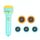 3 Set Bambini Educazione precoce Torcia di proiezione luminosa, specifica: verde + 40 modelli 3 Set Bambini Educazione precoce Torcia di proiezione luminosa, specifica: verde + 40 modelli