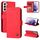 Per Samsung Galaxy S22 Skin Feel Life Tree Tree Metal Bull Horizontal flip custodia in pelle (rosso) Per Samsung Galaxy S22 Skin Feel Life Tree Tree Metal Bull Horizontal flip custodia in pelle (rosso)