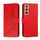 Per Samsung Galaxy S22 5G Pattern di piume Litchi texture custodia in pelle con titolare e slot per schede e portafoglio (rosso) Per Samsung Galaxy S22 5G Pattern di piume Litchi texture custodia in pelle con titolare e slot per schede e portafoglio (rosso)