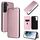 Per Samsung Galaxy S22 in fibra di carbonio texture in fibra di carbonio flip custodia in pelle flip (rosa) Per Samsung Galaxy S22 in fibra di carbonio texture in fibra di carbonio flip custodia in pelle flip (rosa)