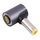5.5 x 2,5 mm a Adattatore di ricarica senza tappo a testa rotonda DC magnetica