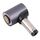 5.5 x 2,1 mm a Adattatore di ricarica a testa rotonda DC magnetica