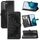 Per Samsung Galaxy S22 5G mandala fiore in rilievo in rilievo in pelle orizzontale in pelle con supporto e carta slot e portafoglio e cordino (nero) Per Samsung Galaxy S22 5G mandala fiore in rilievo in rilievo in pelle orizzontale in pelle con supporto e carta slot e portafoglio e cordino (nero)
