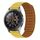 22 mm Silicone Magnetic Watch Band for Honor Watch Magic (Yellow)