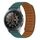 22mm Silicone Magnetic Watch Band for Honor Watch Magic (Malachite Green)