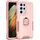 Per Samsung Galaxy S21 Ultra 5G 3 in 1 PC + Cassa del telefono TPU con supporto ad anello (rosa) Per Samsung Galaxy S21 Ultra 5G 3 in 1 PC + Cassa del telefono TPU con supporto ad anello (rosa)