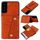 Per Samsung Galaxy S22 5G Doppio fibbia PU + TPU Cassa del telefono magnetico (Brown) Per Samsung Galaxy S22 5G Doppio fibbia PU + TPU Cassa del telefono magnetico (Brown)