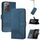Per Samsung Galaxy S21 Ultra 5G cubic shell self flip custodia in pelle (Royal Blue) Per Samsung Galaxy S21 Ultra 5G cubic shell self flip custodia in pelle (Royal Blue)